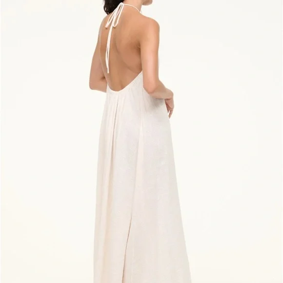 STAUD 'Nightshade' Maxi Dress in Buttercream (NWT) - Picture 5 of 6